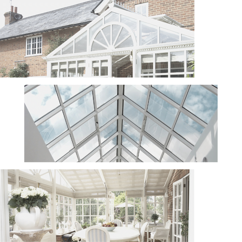 Conservatory roof and conservatory cleaning.